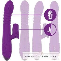 Intense IGGY wielofunkcyjny wibrator akumulatorowy fioletowy 24 cm INTENSE