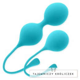 Intense Kendall Blue - zestaw kulek do treningu mięśni dna miednicy, silikon INTENSE
