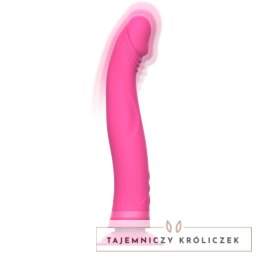 Intense Michelangelo silikonowy model rożowy z wibracją i przyssawką INTENSE