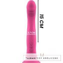 Intense Michelangelo silikonowy model rożowy z wibracją i przyssawką INTENSE