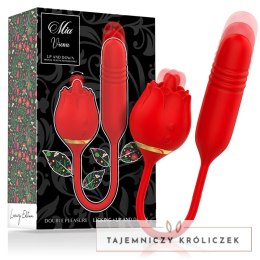MIA Dooble Pleasure Licking - Model dwufunkcyjny, silikon, USB, wodoodporny MIA