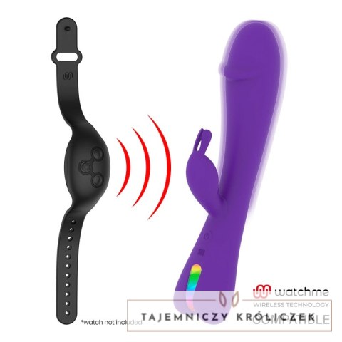 Mr Boss Aitor Rabbit Liliowy - Bezprzewodowa technologia Watchme, 22 cm MR. BOSS