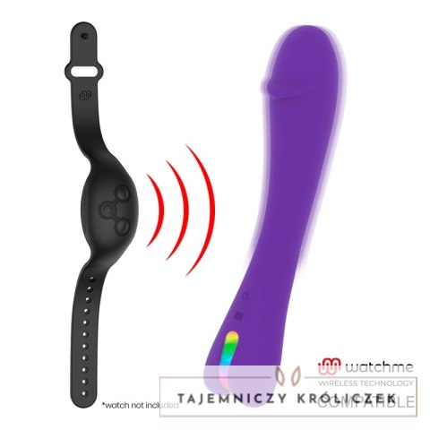 Mr Boss Enzo Zegarek Sterowanie Bezprzewodowe Fioletowy 22 cm MR. BOSS
