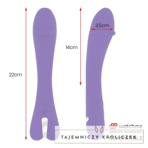 Mr Boss Enzo Zegarek Sterowanie Bezprzewodowe Fioletowy 22 cm MR. BOSS