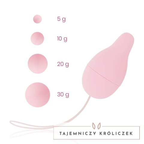 OHMAMA System treningowy mięśni dna miednicy silikonowy 4 wagi OHMAMA