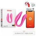ONINDER Double Pleasure Pink - Stymulator z Aplikacją, IPX7, 2 Silniki ONINDER