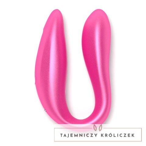 ONINDER Double Pleasure Pink - Stymulator z Aplikacją, IPX7, 2 Silniki ONINDER