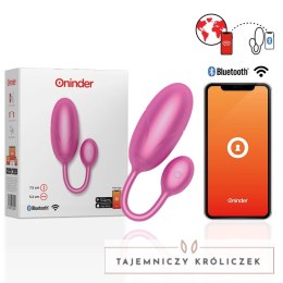 ONINDER Tokyo Rożowy System Wibracyjny z Aplikacją 7,5x3,2cm IPX7 ONINDER