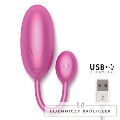 ONINDER Tokyo Rożowy System Wibracyjny z Aplikacją 7,5x3,2cm IPX7 ONINDER