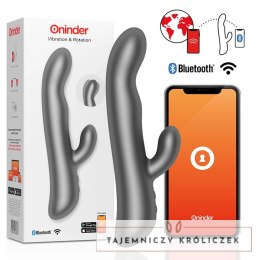Oninder Oslo Black - Model z Wibracjami, Obrotem i Sterowaniem Aplikacją ONINDER