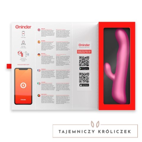 Oninder Oslo Pink - System Wibracji i Rotacji z Aplikacją Bluetooth ONINDER