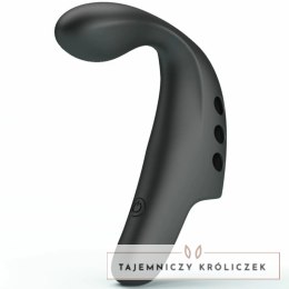 Pretty Love Gorgon Czarny - Wibrujący Pierścień na Palec, 10 Trybow, USB PRETTY LOVE