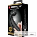 Pretty Love Gorgon Czarny - Wibrujący Pierścień na Palec, 10 Trybow, USB PRETTY LOVE