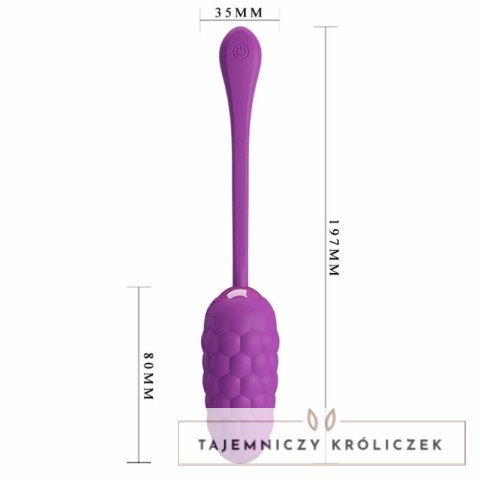 Pretty Love Jajko Wibrujące Fioletowe USB 12 Trybow Silikonowe PRETTY LOVE