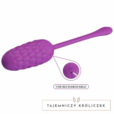 Pretty Love Jajko Wibrujące Fioletowe USB 12 Trybow Silikonowe PRETTY LOVE