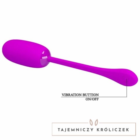 Pretty Love Julius Fioletowe Jajeczko Wibracyjne USB Wodoodporne PRETTY LOVE