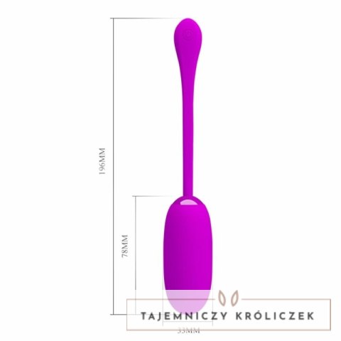 Pretty Love Julius Fioletowe Jajeczko Wibracyjne USB Wodoodporne PRETTY LOVE