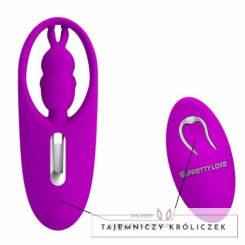 Pretty Love Liliowy Model Krolik Bezprzewodowy do Bielizny 12 Trybow PRETTY LOVE
