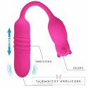 Pretty Love Nobikuma rożowy silikonowy mini masażer pulsacyjny USB PRETTY LOVE