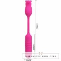 Pretty Love Nobikuma rożowy silikonowy mini masażer pulsacyjny USB PRETTY LOVE