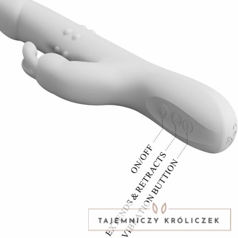 Pretty Love Reese - silikonowy model z obrotowym systemem srebrnym, USB PRETTY LOVE