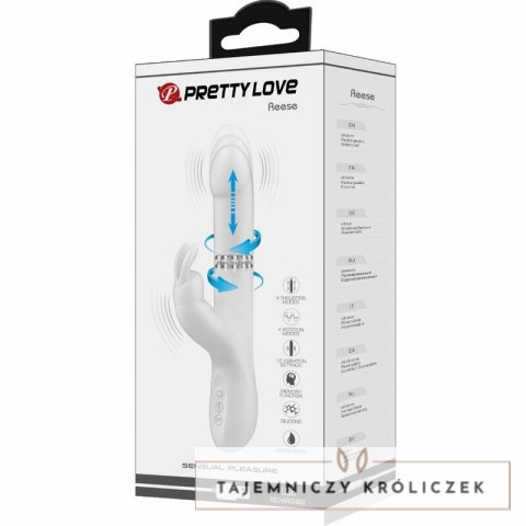 Pretty Love Reese - silikonowy model z obrotowym systemem srebrnym, USB PRETTY LOVE