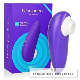 Womanizer Starlet 3 Indigo - Kompaktowy model z technologią powietrza IPX7 WOMANIZER