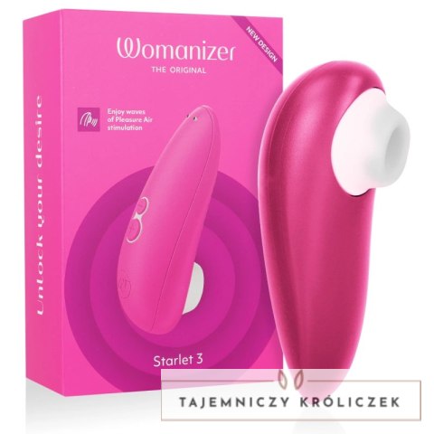 Womanizer Starlet 3 Rożowy - kompaktowy model z 6 poziomami intensywności WOMANIZER