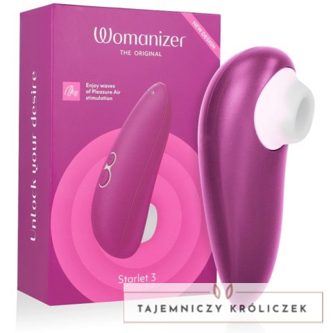 Womanizer Starlet 3 Violet - kompaktowy model z technologią powietrzną WOMANIZER