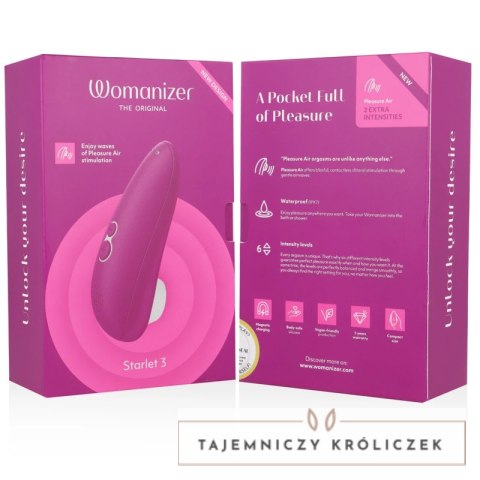 Womanizer Starlet 3 Violet - kompaktowy model z technologią powietrzną WOMANIZER