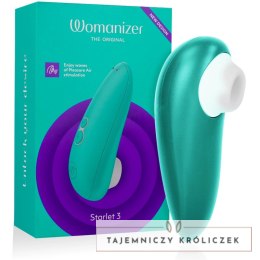 Womanizer Starlet 3 model turkusowy - kompaktowy system powietrzny IPX7 WOMANIZER
