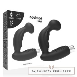 Addicted Toys Model 3 - Masażer Prostaty USB, 10 Trybow, Czarny ADDICTED