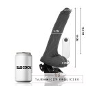 BASECOCK Pilotowany Wibrator Czarny 19cm x 4cm TPE z Pilotem BASECOCK