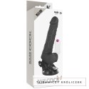 BASECOCK Wibrator Czarny 19,5 cm Pilot Przewodowy Przyssawka TPE BASECOCK