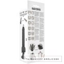 BASECOCK Wibrator Czarny 19,5 cm Pilot Przewodowy Przyssawka TPE BASECOCK