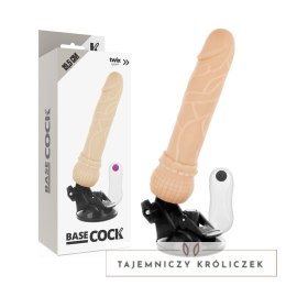BASECOCK Wibrator Intymny Pilot Przewodowy 19,5 cm TPE Elastyczny BASECOCK