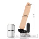 BASECOCK Wibrator Silikonowy 20 cm Pilot Przewodowy Regulacja 4 cm BASECOCK