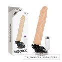 BASECOCK Wibrator zdalnie sterowany TPE 21x4 cm pilot przewodowy BASECOCK