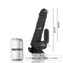 Basecock Model Pilot Black 18,5 cm - Anatomiczny Wibrator z Pilotem BASECOCK