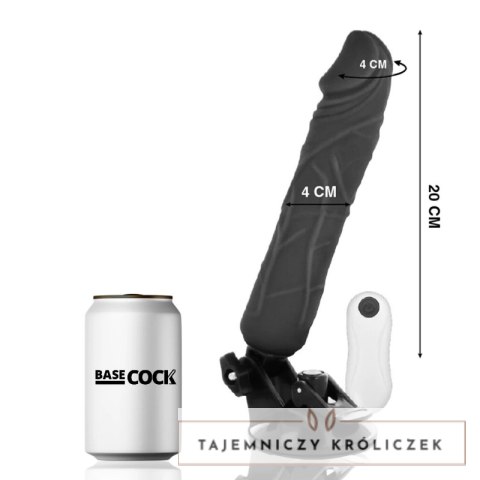 Basecock Model Zdalnie Sterowany Czarny 20 cm TPE 12 Trybow BASECOCK