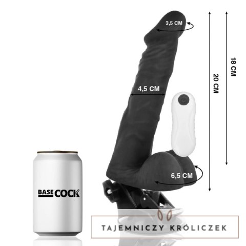 Basecock Przegubowy Model Czarny 20 cm Pilot Przewodowy TPE BASECOCK
