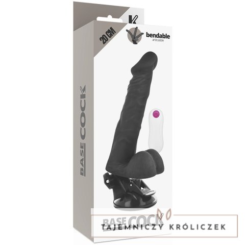 Basecock Przegubowy Model Czarny 20 cm Pilot Przewodowy TPE BASECOCK