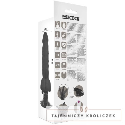 Basecock Przegubowy Model Czarny 20 cm Pilot Przewodowy TPE BASECOCK