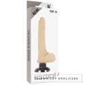 Basecock Wibrator Model 2-1 TPE Flesh 18,5 cm x 4 cm z Przyssawką BASECOCK