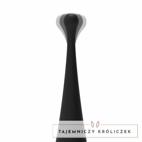 Brilly Glam Spot Vibe Czarny - Silikonowy Masażer Precyzyjny 17 cm BRILLY GLAM