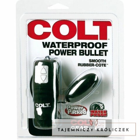 CalExotics Colt Power Bullet wodoodporny, 4 tryby, srebrny, 5.75 cm CALEXOTICS