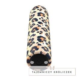 CalExotics Custom Bullets Leopard - mini masażer 10 trybow, magnetyczny CUSTOM BULLETS