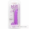 CalExotics Size Queen Violet 20,3 cm - model anatomiczny z przyssawką CALEXOTICS