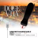 Dolce Vita Black Five - Wibrujące urządzenie intymne, 7 trybow, silikon DOLCE VITA