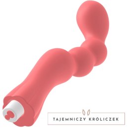 G-SPOT Gohan masażer intymny ładowalny jasnoczerwony silikon 200mm G-SPOT